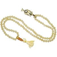 Mogul Interior Tibetan Mala Necklace Good Fortune Japamala Love Confidence Golden Fish Pendant 108+1