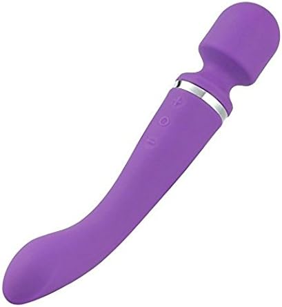Intelligent USB Rechargable Electric Wand Massager - Cordless Therapeutic Ultra Powerful Quiet Waterproof Handheld Portable Magic Vibration-Therapy Neck Back Shoulders Massage(Violet)