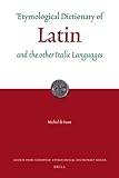 Image de Etymological Dictionary of Latin and the Other Italic Languages