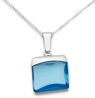 Miore Collier Femme Bleu 375/1000 (9 carats) Aigue marine
