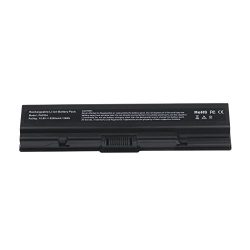 Vinteky® Li-ion 10,80/11,10 Volt 5200mAh Laptop Akku Ersatz Batterie für Toshiba Satellite L550D Series,L550D-008, L550-00Q, L550D-00W, L550-00Y, L550-05C, L550-0CD, L550-10N, L550-113, L550-11C, L550-11E, L550-11J, L550-11K, L550-130, L550-13U, L550-13V, L550-1C9, L550-1CC, L550-1CF, L550-1CW, L550-204, L550-207,L550-20W, L550-21D, L550-ST2721, L550-ST2743, L550-ST5701, L550-ST5702 - 5