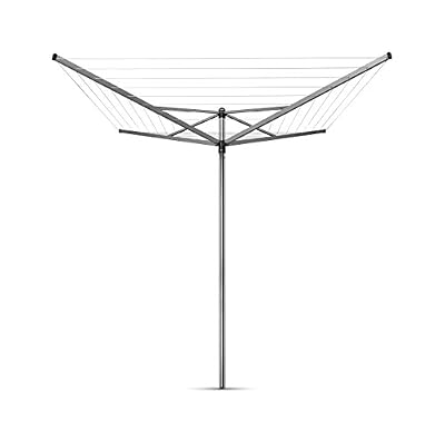 Brabantia - 310805 - Séchoir Topspinner Rotatif 4 Bras 50 m avec Ancre