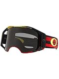  Oakley Gafas Mx 2019 Airbrake Frequency Rojo-Amarillo-Dark Gris (Default, Rojo)