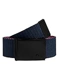 cinturon quiksilver tejido de poliéster Quiksilver The Jam Belts, Hombre, Navy Blazer, 1SZ