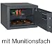Produktbild Pistolenschrank / Kurzwaffentresor / Pistolentresor 300x420x380mm , Sicherheitsstufe B, inkl. Munitionsfach , Schlüsselschloss