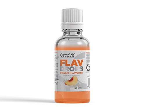 Preisvergleich Produktbild OstroVit Flavour Drops Peach, 50 g