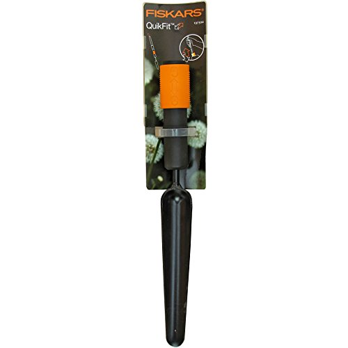 Fiskars Unkrautstecher, Werkzeugkopf, Breite 3,5 cm, Stahl-Kopf, Schwarz/Orange, QuikFit, 1000731 - 7