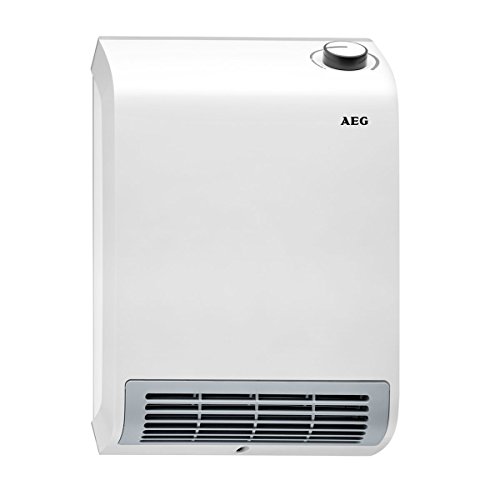 AEG Ventilatorheizung für das Badezimmer, Stufenlose Temperaturwahl, 2000 W, VH 212, Weiß, 234919