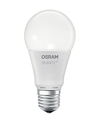 Osram 4058075816510 Smart+ -Ampoule Connectée LED Dimmable - Culot E27 - Equivalent 60W - Blanc Chaud 2700K - Contrôle de l'intensité lumineuse - Compatible Zigbee