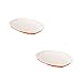 Produktbild Geschirr, Nachahmung Porzellan Geschirr, Essen und Obst Tablett, 2er Set (Size : XL(240 * 166 * 25mm))