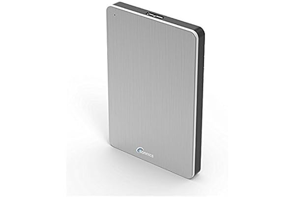 Sonnics 1TO Argent Disque Dur Externe Portable USB 3.0 Super Rapide Vitesse de Transfert pour Une Utilisation avec Un PC Windows, Apple Mac, Xbox One et PS4