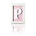 LETTER P - Individually Framed Baby Letters - with Blue, Pink and Green Backgrounds included for Free