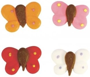 12 BUTTERFLIES Sugar Cake Decorations (Pipings){Cupcake Toppers}