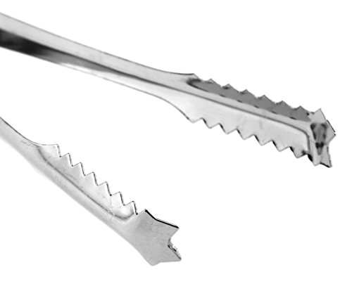 5 Stück 5″ Eiszange Set Servierzange Grillzange Küchenzange Zucker Edelstahl - 4