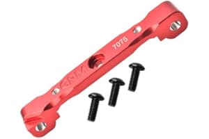 GPM RACING Aluminium 7075 Front Upper Suspension Mount for Arrma 1:8 KRATON/Outcast/Talion/Typhon/Notorious / 1:7 Infraction/Limitless/Mojave/FIRETEAM/Felony Upgrade Parts - Red