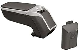 ARMSTER 2 Rati bracciolo Centrale Adatto per Fiat 500L 2018, Argento, liftingI con vano portaoggetti I Che Si Adatta alla Console Centrale