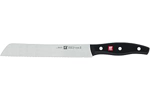 ZWILLING Coltello da pane, Lunghezza lama: 20 cm, Lama Seghettata, Acciaio Inox/Impugnatura in Plastica, Twin Pollux
