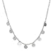 Produktbild JOOFFF Pailletten Choker Halskette Quaste Choker Halskette Schmuck Kette Schlüsselbein Halskette für Frauen, Silber