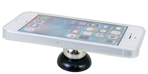 Ideale elegante universal Handyhalterung für Ihr Auto, befestigen Sie Ihr Smartphone, Tablet, Navi mit Hilfe der Magnethalterung auf Ihr Kfz Armaturenbrett. Geeignet für Iphone oder Samsung Galaxy Geräte, sowie Ipad und alle anderen - 4