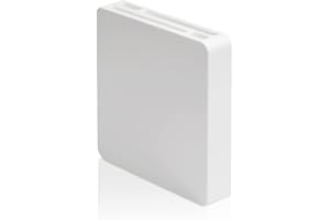 YITEXIN Bloc à couteaux universel avec 4 emplacements, support mural blanc, support de rangement pour couteaux de cuisine, bloc de couteaux autocollant, amovible pour un nettoyage facile (blanc)
