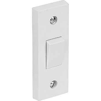 Commutateur Interrupteur Étroit De Surface Blanc – 250V 10A Compact