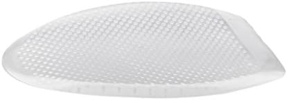 Footful Anti-Slip Gel Forefoot Massage Pads Cushion Half Insoles Clear