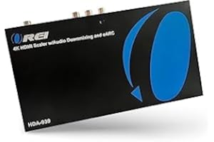 OREI 4K 60Hz eARC Audio Extractor to HDMI Output Converter Downmixing L/R HDMI Downscaler HDMI 2.0 ARC Support Dolby Digital/DTS Passthrough HDR, Dolby Vision HDR10 Support (HDA-939)