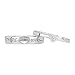 Accessorisingg 925 Silver Plated Forever Love Heart Crystal Couple Ring (Adjustable Size) [RG036] RS.599.00