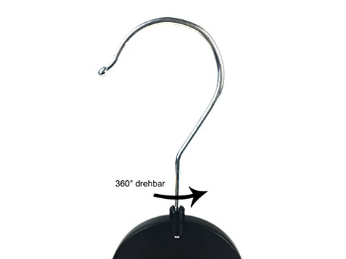 Kunststoff Kleiderbügel NA 26 schwarz – 50 Stück (Kinderkleiderbügel) - 5