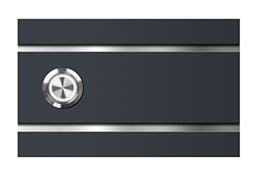 Preisvergleich Produktbild frabox Klingelplatte Lens mit LED Beleuchtung