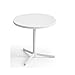 Produktbild Life Weißer Kaffeetisch, Runder Sofa-Beistelltisch-Eisen-Telefontisch-Esstisch-Computer-Tabelle 45 * 45 * 45CM