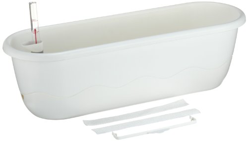 Preisvergleich Produktbild Plastia Blumenkasten mit Selbstbewässerung "Mareta", 60 cm o. H.