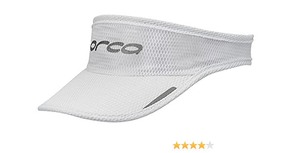ORCA Unisex Running Visor - White 