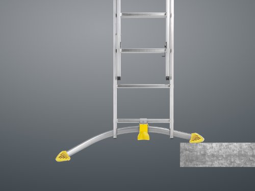 Hailo 1420-501 Sonder-Edition Hobby LOT Alu Kombileiter mit LOT-System - 6