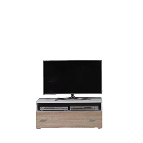 Tv Schrank Im Skandinavischen Stil Lowboard Fernsehtisch Weiss Weiss