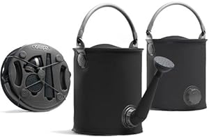 ‎COLAPZ Colapz Faltbare Gießkanne & Eimer für Frischwasser – BPA-frei, Tragbar für Camping, Zelt, Festival, Wohnmobil & Wohnwagen – Praktische Outdoor Wasserkanne für Garten und Reise - Grau