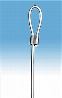 10 Perlonseile 1 m Länge mit Schlaufe