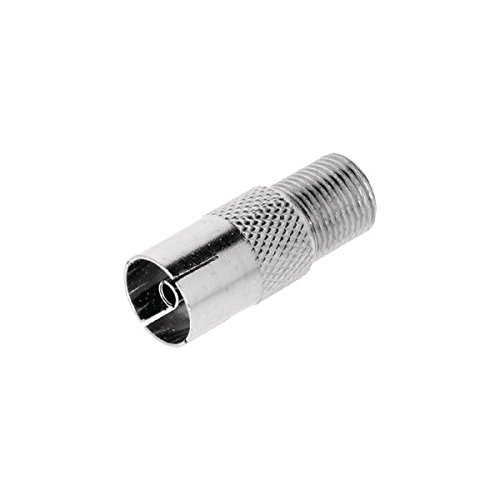 Preisvergleich Produktbild Valueline Antennenadapter F-Buchse – Koaxialbuchse Meta
