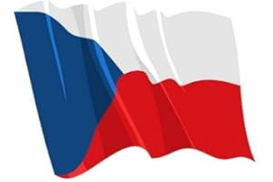 FAHNENMAX Autoaufkleber Sticker Fahne Tschechien wehend Flagge Aufkleber