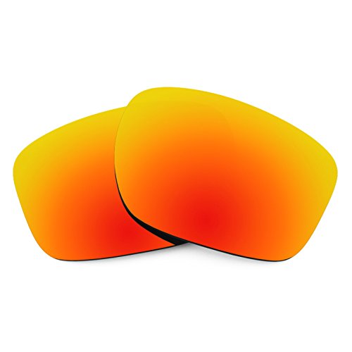 Revant Lentes de Repuesto Oakley Sliver F, Polarizados, Rojo Fuego MirrorShield