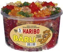 Preisvergleich Produktbild Haribo Fruchtgummi - B„rli, 150 Stck