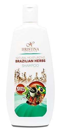 hristina 100% Natural Humedad Champú hierbas Brasil 400 ml