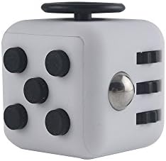 Fidget Cube Toy Anxiety Attention Stress Relief Stocking stuffer Relieves Stress for Children and Adults Christmas Gift(black and white)