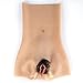 Produktbild Fake Vagina Panties Shorts Square Fake Haarimplanta Vaginal Simulationsnabel Hohe Taille Und Bauch, Bauch, Einziehbarer Bauch, Tanz, Performance-Kostüme,Fleshcolor