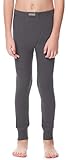 Ideal für Herbst und Winter Timone Jungen Lange Unterhose (Graphite, 134)