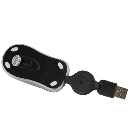 SODIAL(R) Rote Mini ausziehbare USB Optische Wheel Mouse - 2