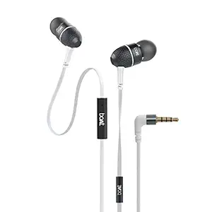 boAt Bassheads 225 in Ear Wired Earphones with Mic(Frosty White)
