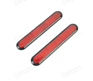 CARIZO Stick-on Rectangular Reflectors - Safety Spoke Reflective Quick Mount Custom