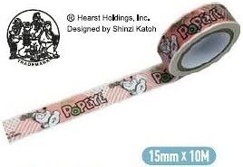 Shinzi Katoh Masking tape 15 mm - POPEYE 2