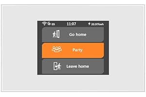 LANBON Controller di scena Smart Switch LCD, Controllo timer di commutazione scena Domotica, Wi-Fi mesh, cavo neutro richiesto, Funziona con Alexa, Assistente Google, L8-HSS-IT